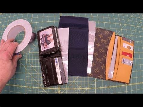 diy rfid wallet protection|make your own rfid wallet.